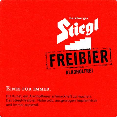 salzburg s-a stiegl format 7-8b (195-freibier-schwarzrot) 